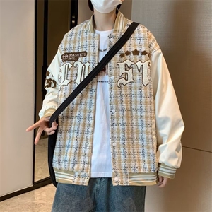 小香风外套女高级感炸街2023秋季新款美式复古刺绣棒球服CJ63P70图片