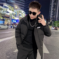 社会小伙男士冬季棉衣立领潮流贴标棉服个性棉袄A266-P04-P65，男装棉衣，电商A266