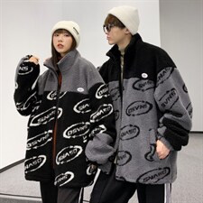 冬装加厚棉衣潮流宽松休闲羊羔绒外套棉服A161-2-271-P95图片