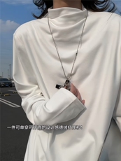 XZ809A/DR10/特P24/控48280克双面德绒设计感半高领内搭打底衫，男装T恤，星座809A(原222-1)