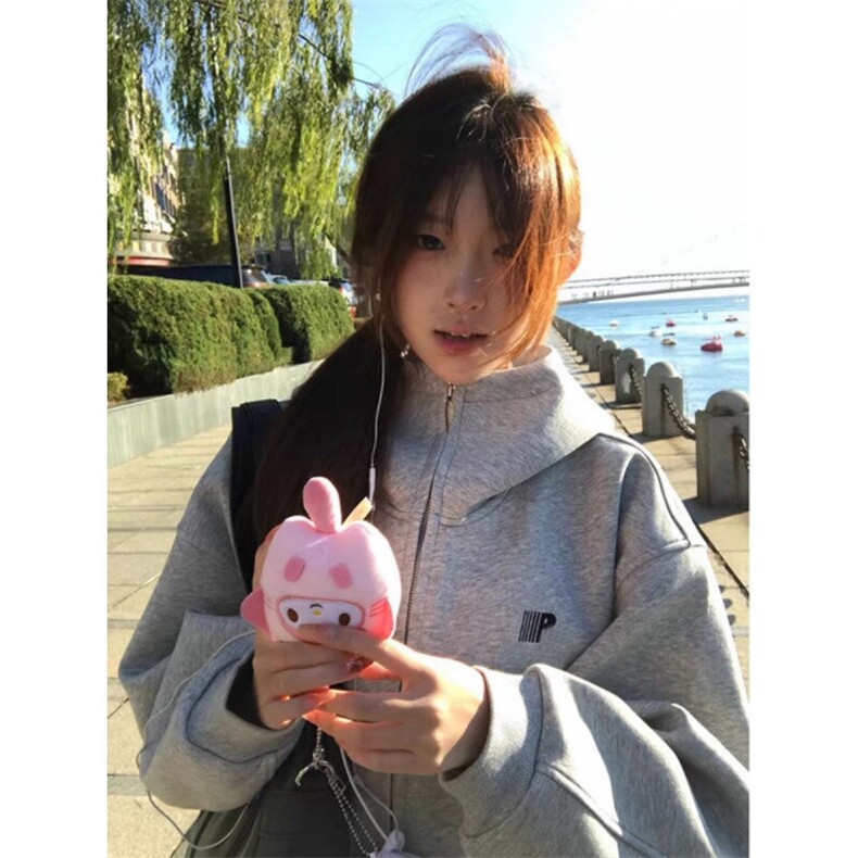 重磅硬挺纯色连帽卫衣男秋季潮牌拼接cleanfit宽松痞帅内搭打底衫,男装卫衣,星座313A(原308A-2)