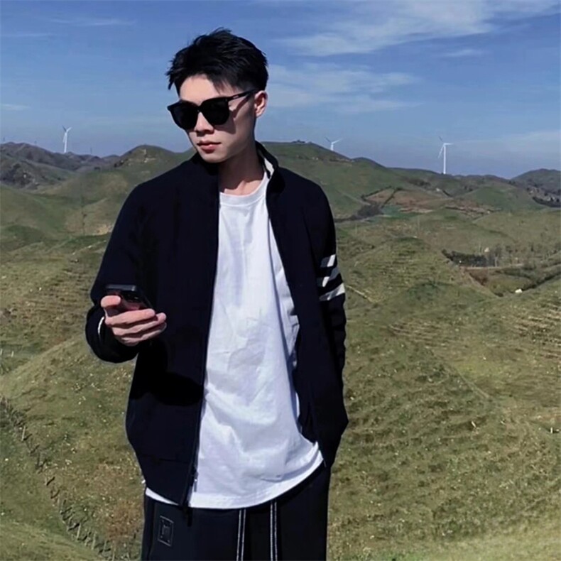 重磅秋冬北极绒开衫毛衣美式复古休闲慵懒风男女立领针织衫外套，男装针织衫/毛衣，电商A486