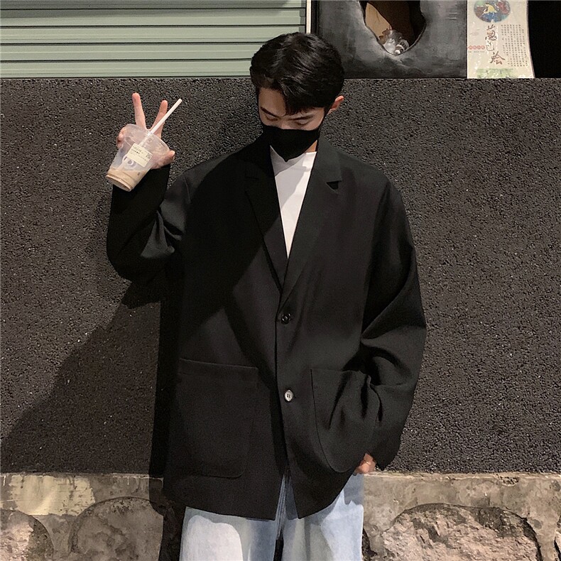 秋季新品西服韩风精致两粒扣休闲外套图片