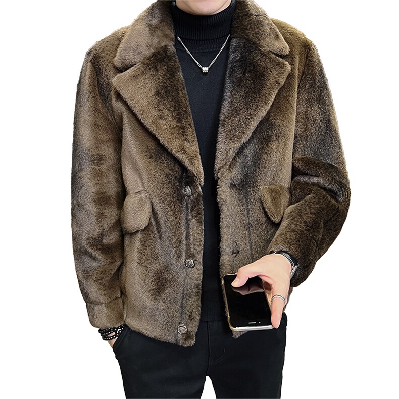 主推冬男士外套中年商务休闲金貂绒夹克纯色上衣男装ZX8918-P275,男装夹克,星座1105-3