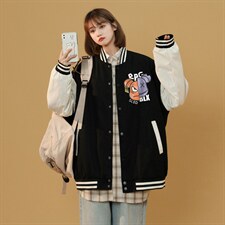 中性风春秋季情侣棒球服男女休闲夹克女时尚外套男BQF294-P50,男装夹克,电商B371