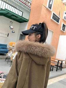 爆版大毛领派克服排单款外套好卖哦图片