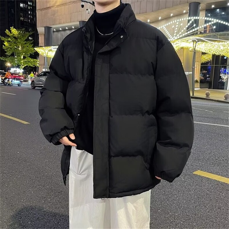 冬季棉衣男ins潮立领防水帅气棉服厚外套韩版情侣休闲百搭棉袄,男装棉衣,星座218-1（原230）