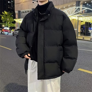冬季棉衣男ins潮立领防水帅气棉服厚外套韩版情侣休闲百搭棉袄图片