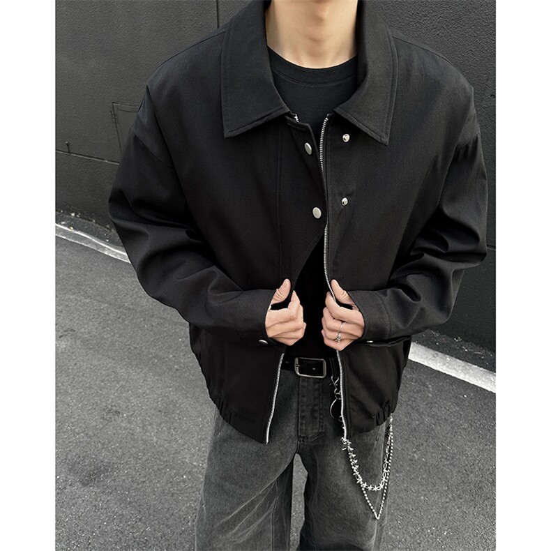 【现货】JK1023-P53特控88大码设计感夹克短款外套,男装夹克,电商D232