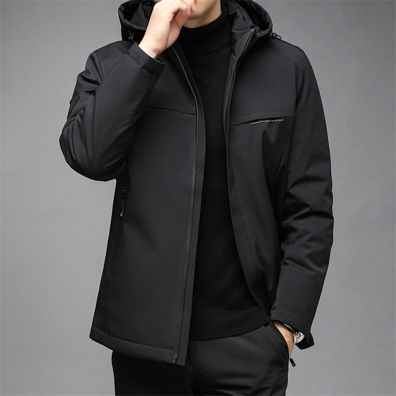 AN9835钱塘2020-3秋冬中老年男士商务休闲连帽羽绒服外套货稳P210图片