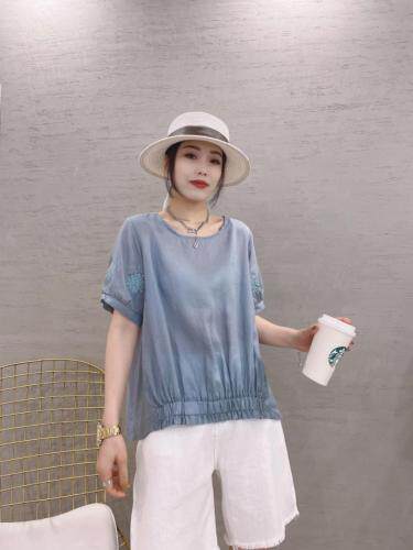 丝麻小衫，女装，依伊贝诺