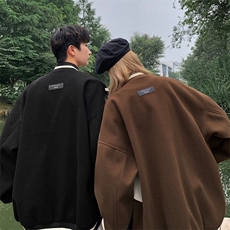 F653P58复古高级感复古衣服宽松棒球服呢子外套夹克男士ins潮牌，男装夹克，星座512-6