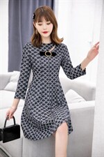 2021秋装连衣裙，女装连衣裙，恋语随风