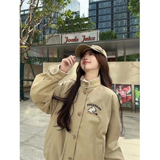 1506-1/MQ8781/P81刺绣美式毛毛棉服冬季夹克棉衣羊羔毛外套男女，男装夹克，星座1506-1