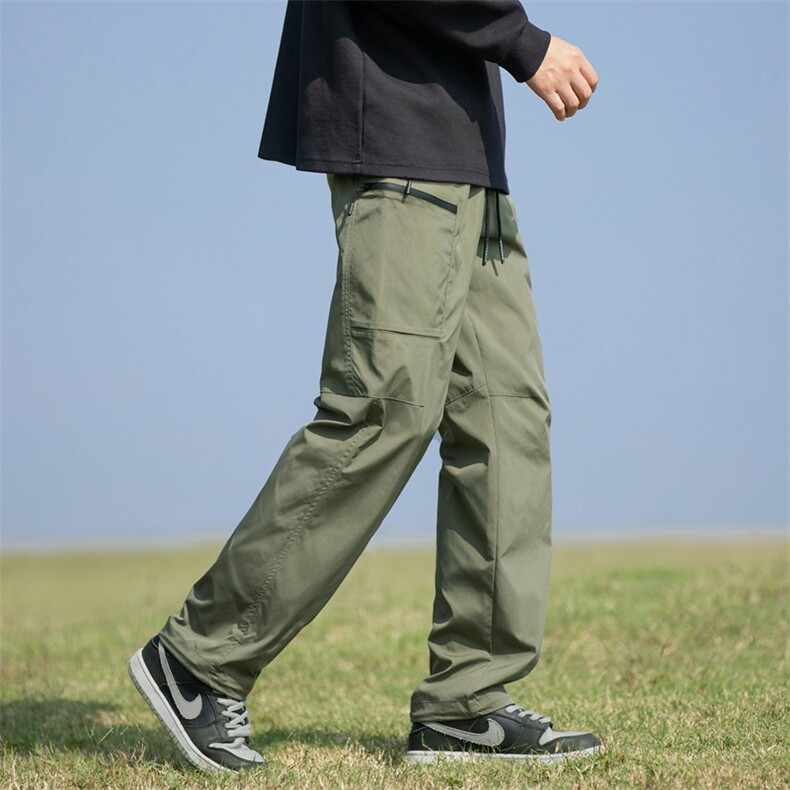 山系冲锋裤男春季防水防风户外登山直筒宽松运动休闲K3509特P48,男装休闲裤,星座309（原A406）