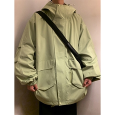 JK8107/P75秋装户外新款冲锋衣男女美式工装外套连帽风衣宽松夹克，男装夹克，电商A141