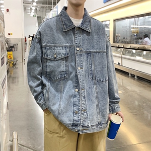 潮流夹克潮男春季牛仔夹克J2162P65图片