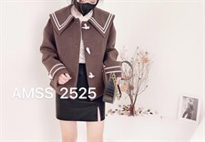 冬装呢料外套，其它，AMSS 艾玛莎莎