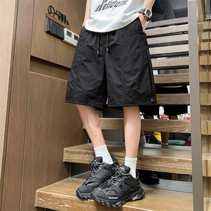 夏季工装短裤男ins潮牌日系休闲百搭潮流痞帅五分裤子DK02512-P45图片