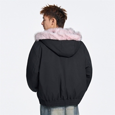 秋冬羽绒服情侣连帽加绒保暖加厚座山雕男外套XZ309Y95718P235，男装羽绒服，星座309（原A406）