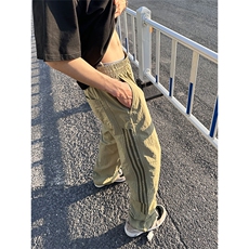 大量现货卡其速干裤男夏季薄款显瘦垂感阔腿直筒裤DY5032-P55，男装休闲裤，电商A178