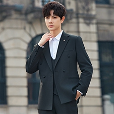 2025新郎西服男士套装结婚礼服西装韩版修身商务休闲X9001P155，男装休闲套装，电商A355（原A415）