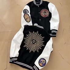 1506/QB440/P64夏季红同款万针刺绣宽松百搭半袖打底衫男，男装T恤，星座1506
