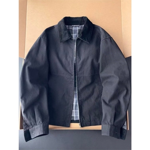 网图高品 试衣间同款男女装休闲拉链巴恩风翻领夹克外套 A882-P98图片