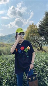 新款   工艺小花T图片