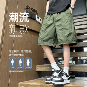 夏季工装短裤男ins潮牌日系休闲百搭潮流痞帅五分裤子DK02512-P45图片