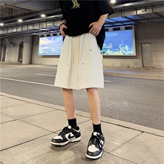 纯色五分裤直筒型新款夏季男休闲裤潮青春流行原宿时尚潮牌休闲裤，男装休闲裤，四季星座218-1
