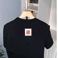 2025新款男士百搭休闲半截袖上衣圆领简约纯色短袖T恤男潮韩版ins，男装T恤，星座506A