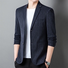 男士春秋季薄款时尚西装休闲西服中年韩版便服单西男装外套潮，男装西服，电商B212（原钱塘6029）