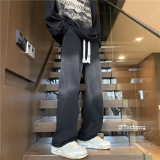 抖音品质春季潮流新款渐变宽松直筒牛仔裤B315-K5448-P50控68，男装牛仔裤，电商B315