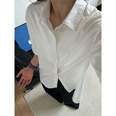薄款冰丝短袖衬衫男简约纯色垂感休闲痞帅衬衣CS288-P20，男装衬衫，星座301C-5