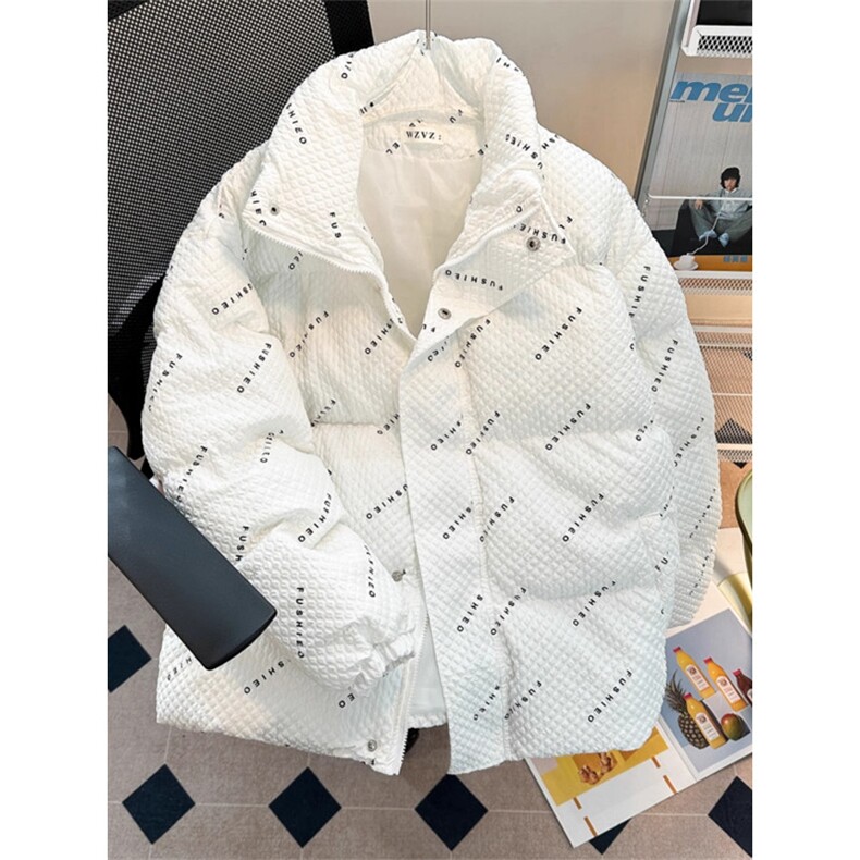 1506-1/MM521/P63华夫格棉衣男冬季保暖情侣复古棉服外套ins棉袄,男装棉衣,星座1506-1