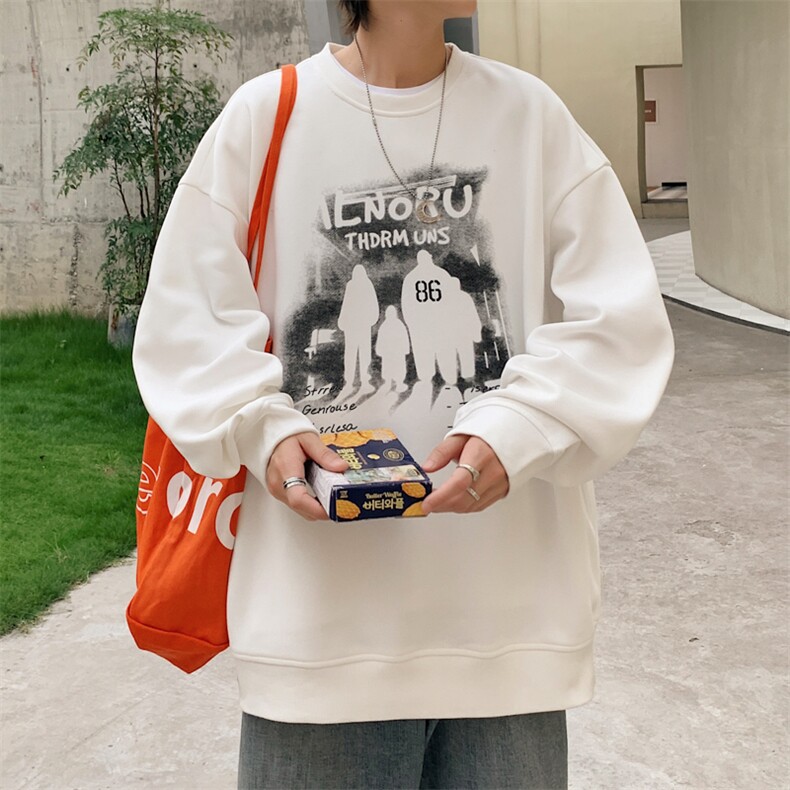 【新品】8806-P412026年春季新款圆领卫衣男休闲宽松百搭上衣,男装卫衣,星座1206-1（原A206-1）