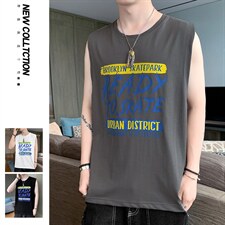 新款店主风背心坎肩T恤TC1107-P25，男装T恤，星座717