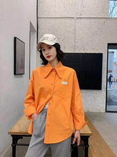 2021年春款韩版休闲衬衫，女装衬衫，圣伊敏