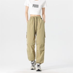 户外美式机能工装裤女夏季冲锋裤宽松直筒休闲裤A406 K3507 特P48图片