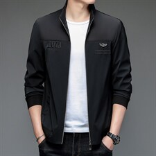 B-N9918男士2023年春季新款长袖休闲立领外套青年拉链夹克P115,男装夹克,电商B360
