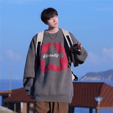 现货秋冬圆领毛巾绣百搭毛衣针织衫8008P68(89)，男装针织衫/毛衣，星座1504（原917）