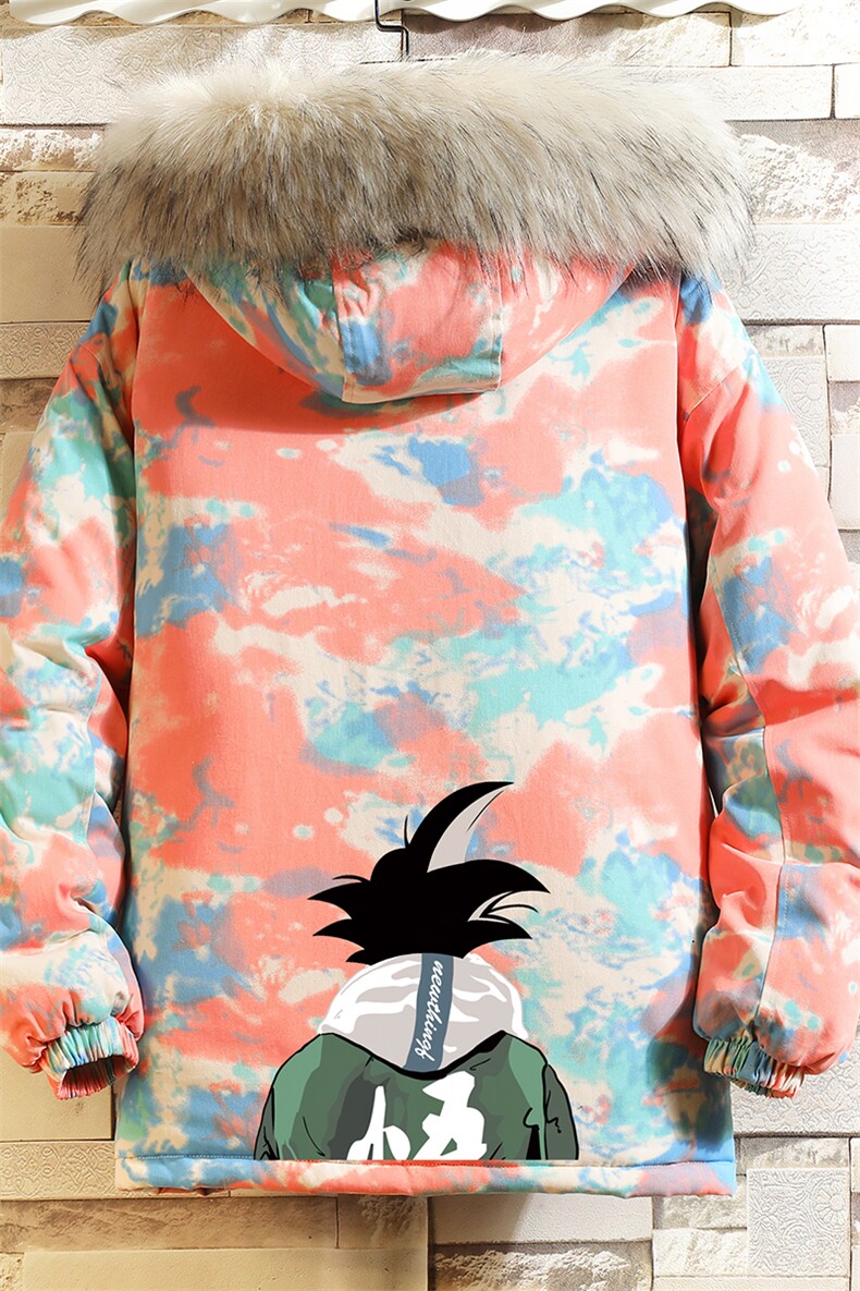 MC49005-P135大毛领迷彩衣男大码加厚服男袄子砖墙挂拍,男装棉衣,电商A040A