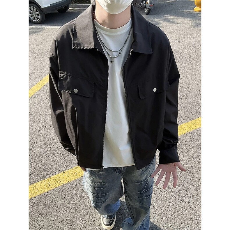 模特-美式复古百搭工装飞行夹克男9012-P78,男装夹克,电商B380（原B361）
