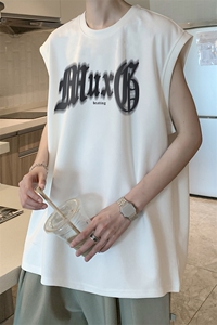 量大优可提供视频2024夏美式无袖背心HD019-1-BX24251-P18图片