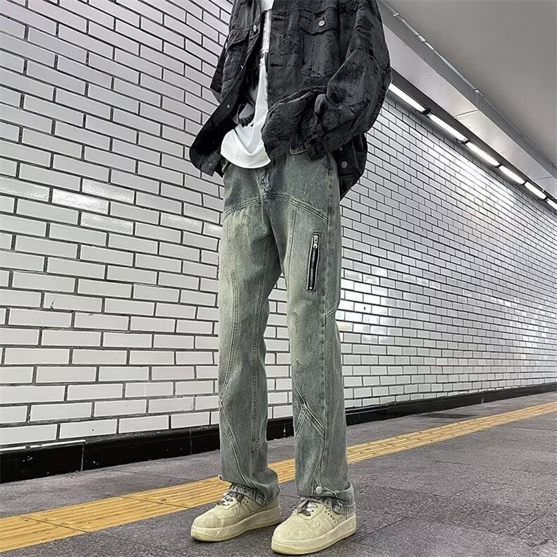 美式牛仔裤男款秋季长裤潮AK728P55,男装牛仔裤,星座1116-2