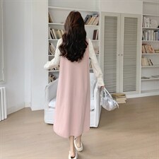 新款粉色提花背心裙两件套5541P175K288，女装套装/套裙，2C176