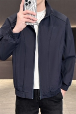 新款中性风户外夹克男立领纯色上衣冲锋衣外套A157B-JK7866-P60，男装夹克，电商A157B