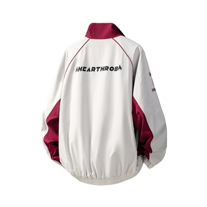 1印花潮牌立领机车大码M-5XL夹克男:100%聚酯纤维JK77979P68控108图片