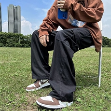工装裤男潮牌ins春秋季抽绳束脚裤子男韩版G83P42，男装休闲裤，星座1116-2